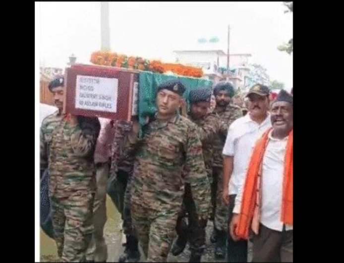 उत्तराखंड का वीर सपूत: शहीद बलवंत सिंह खेतवाल को विदाई देने हल्द्वानी में लगा जनसैलाब