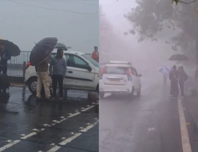 नैनीताल में बाढ़ की स्थिति: बारिश और कोहरे से ठप हुए रास्ते, जनजीवन प्रभावित