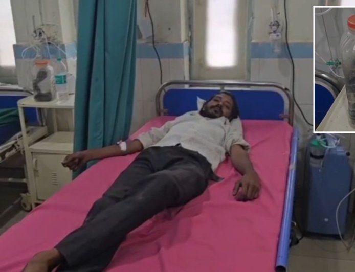 कोबरा के काटने के बाद युवक ने दिखाई बहादुरी, अस्पताल में मची खलबली