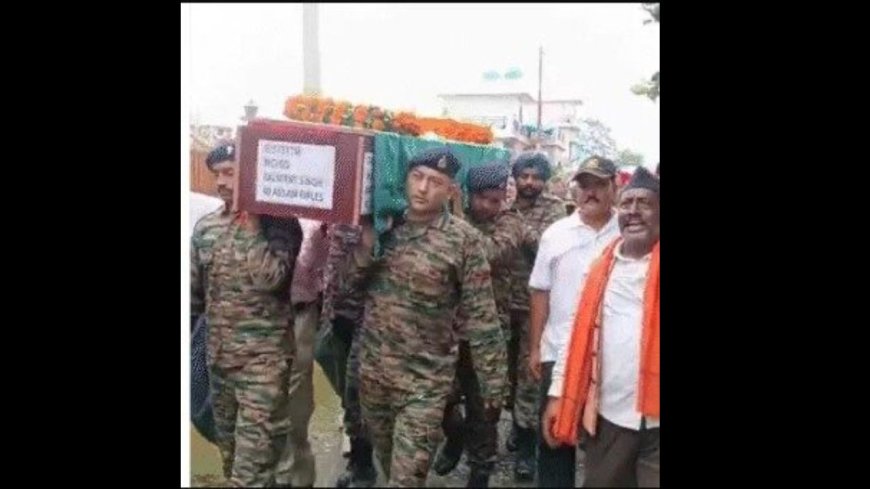 उत्तराखंड का वीर सपूत: शहीद बलवंत सिंह खेतवाल को विदाई देने हल्द्वानी में लगा जनसैलाब