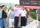 मुख्यमंत्री का नंदा की चौकी पुल के एप्रोच रोड का निरीक्षण, गुणवत्ता और सुरक्षा का लिया जायजा