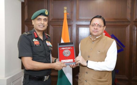 Uttarakhand News:  उत्तराखण्ड में एनसीसी विस्तार और आधुनिक ढांचे पर जोर, मुख्यमंत्री धामी से मिले महानिदेशक