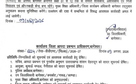 उत्तराखंड में भारी बारिश के चलते एक दिन की छुट्टी घोषित - जानें कारण
