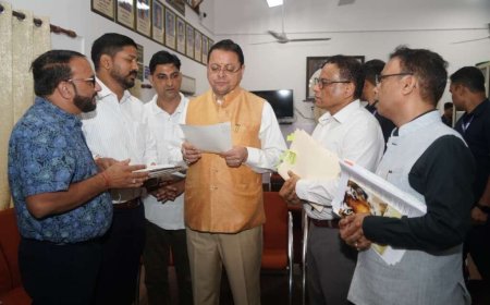 Dehradun: मुख्यमंत्री से मिले विभिन्न कर्मचारी संगठनों के प्रतिनिधिमंडल, मांगों के समाधान के निर्देश