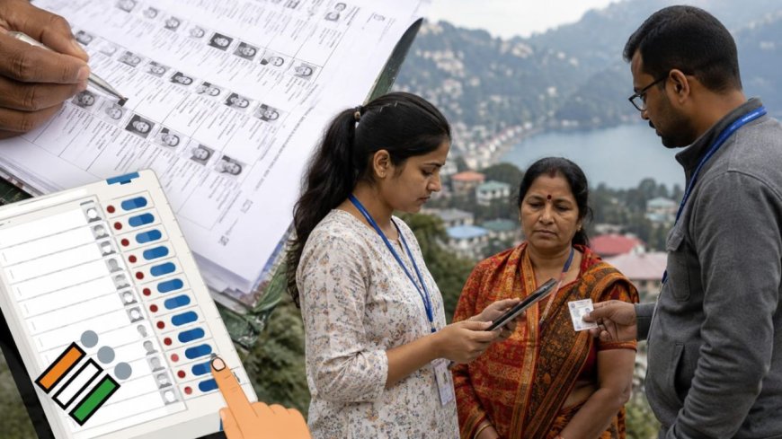 नैनीताल में मतदाता सत्यापन अभियान: नियम सबके लिए बराबर, आयुक्त और विधायक घर पहुंचे नोटिस