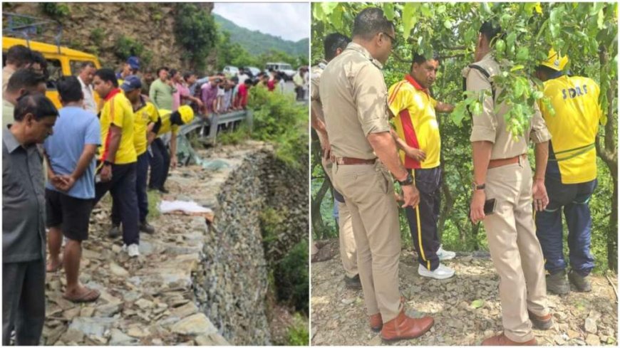 उत्तराखंड हादसा: बोलेरो खाई में गिरी, एक ही परिवार के पांच लोगों की मौत